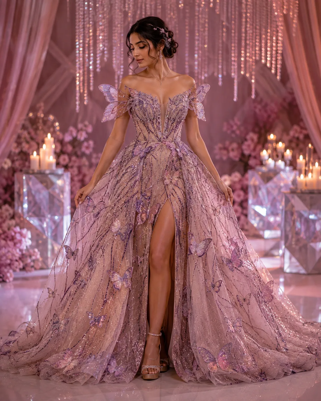 Structured corset-style bodice, an example of FABLOON's designer blouse construction